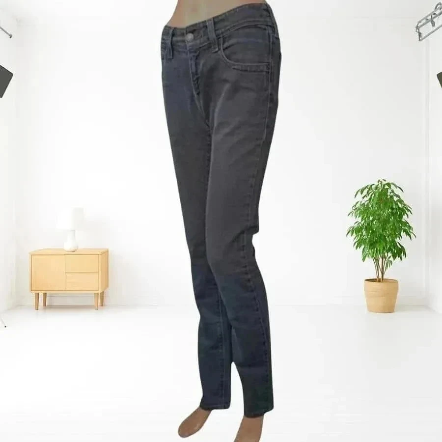 Jean vintage y2k Levis Strauss 571 slim fit taille basse, extensibel – photo 6